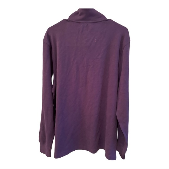𝅺club room Ls French rib in dark fig - Picture 5 of 9